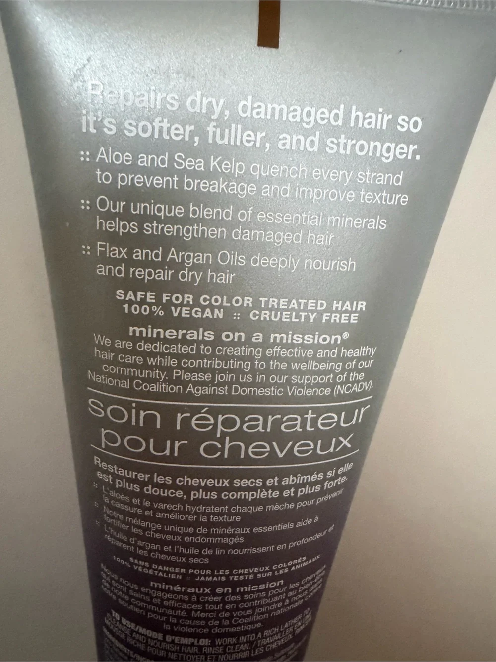 (1) Mineral Fusion Hair Repair Shampoo for Dry, Damaged hair- 8.5oz New- Vegan